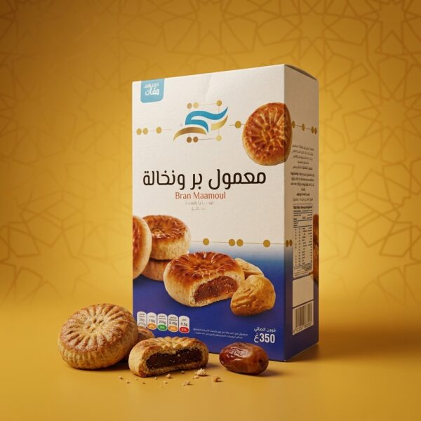 معمول بُر ونخالة صحي – خفة الطعم وفوائد الحبوب الكاملة